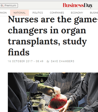 Nurses are the game-changers in organ donation, but a protocol is necessary